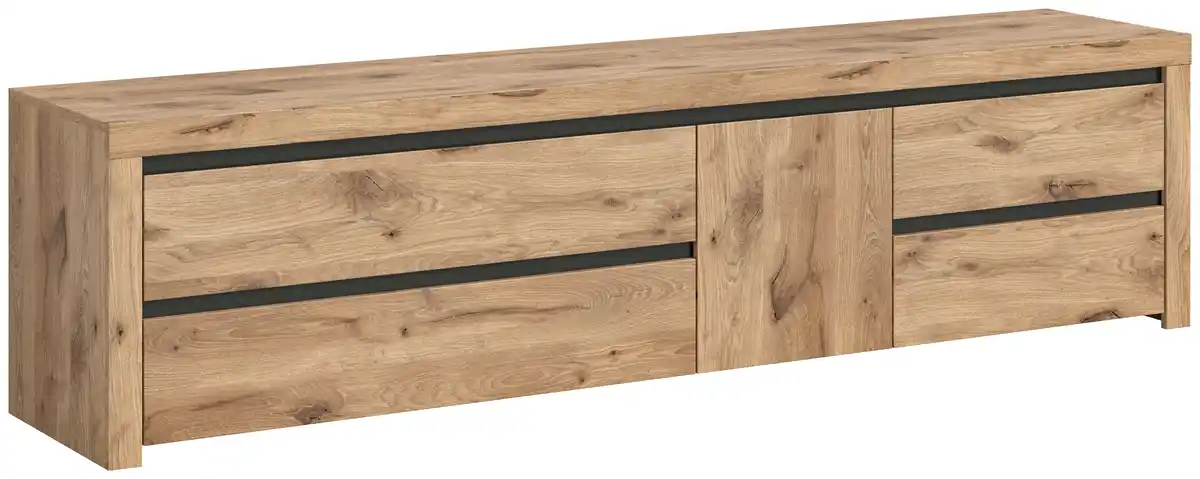 Bild 1 von Lowboard Woody ca. 211x54x44 cm Nox Oak