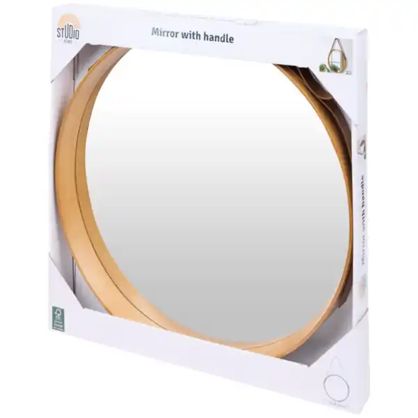 Bild 3 von Studio Home Spiegel mit Aufhänger in Lederoptik