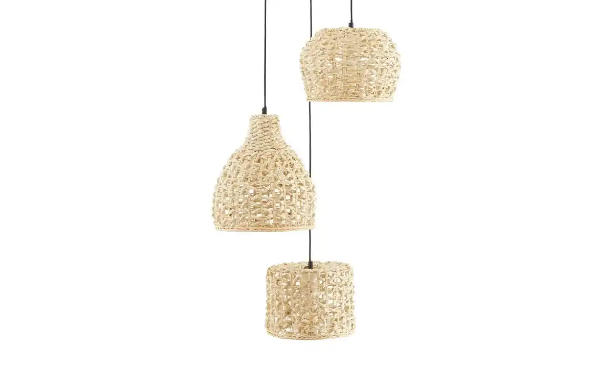 Bild 2 von KHG Rattan-Pendelleuchte, 3-flammig