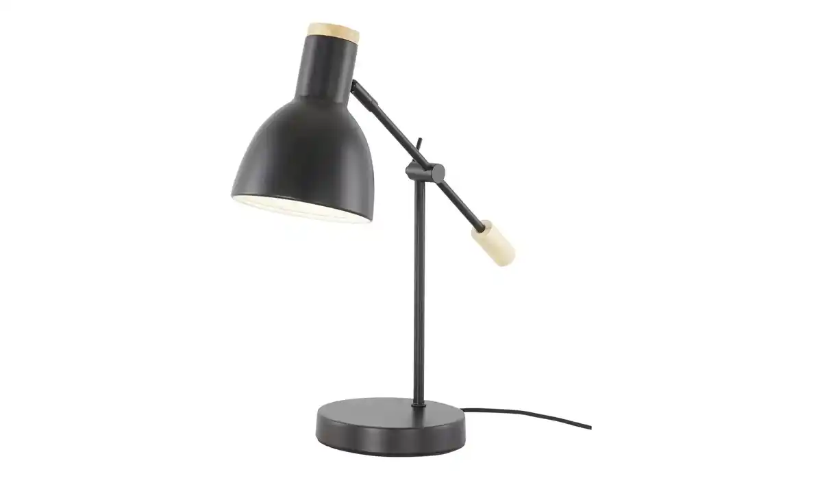 Bild 2 von KHG Schreibtischleuchte, 1-flammig, schwarz mit Holz