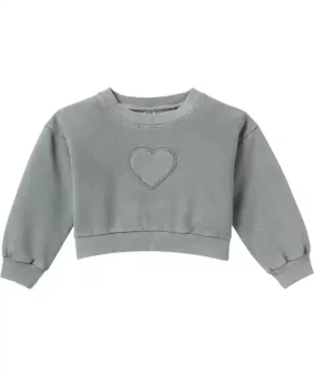 Bild 1 von Sweatshirt Acid-washed, grau melange