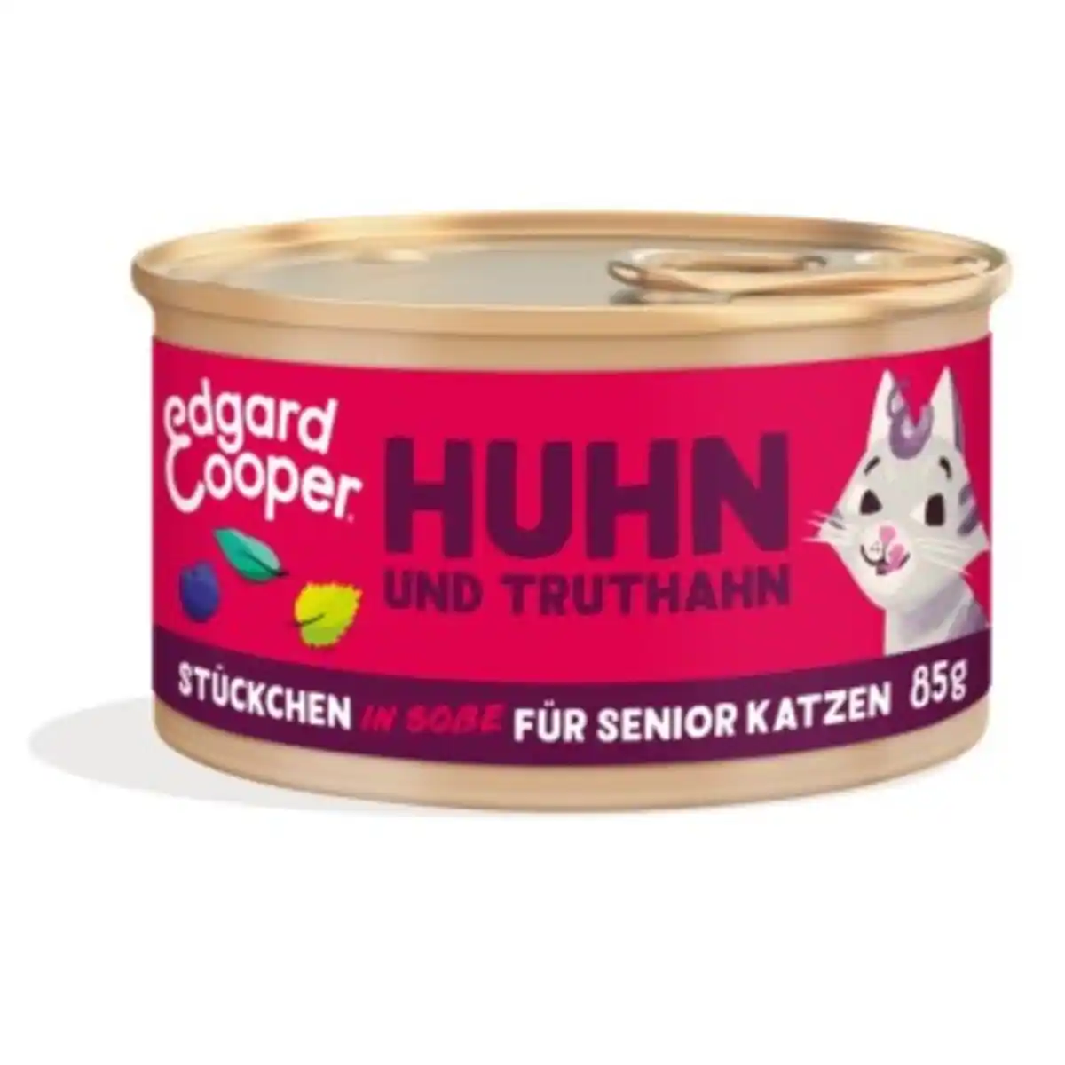 Bild 1 von Edgard & Cooper Nassfutter Katze Senior Stückchen in Soße Truthahn & Huhn 18x85 g