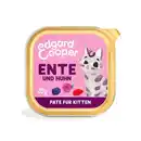 Bild 1 von Edgard & Cooper Nassfutter Katze Kitten Paté Ente & Huhn 16x85 g