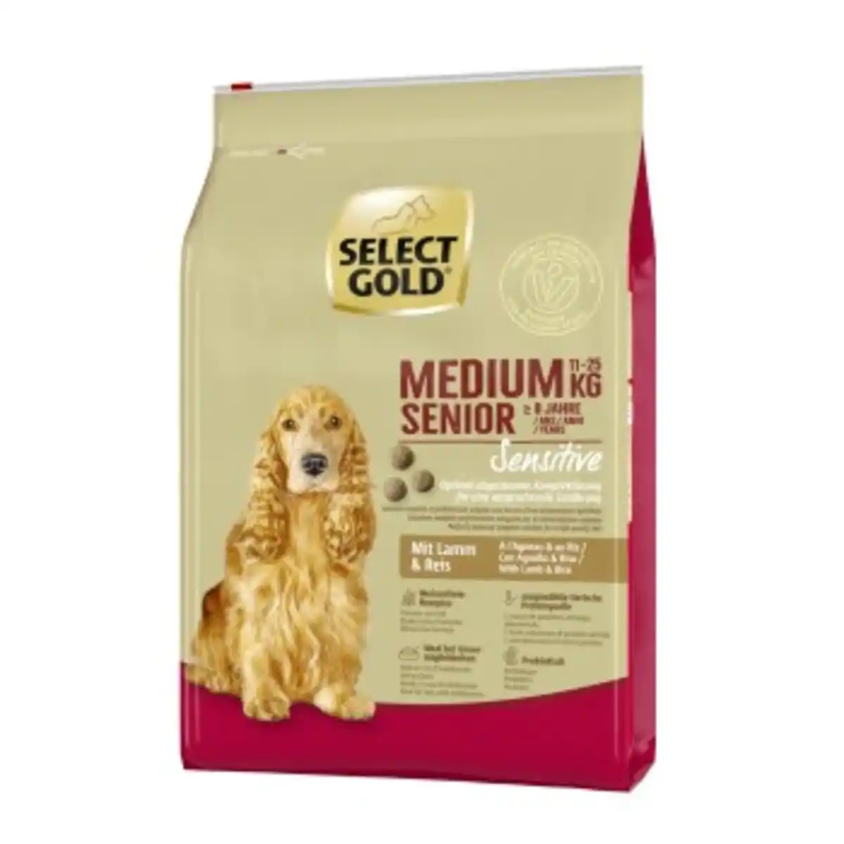 Bild 1 von SELECT GOLD Sensitive Senior Medium Lamm & Reis 4 kg