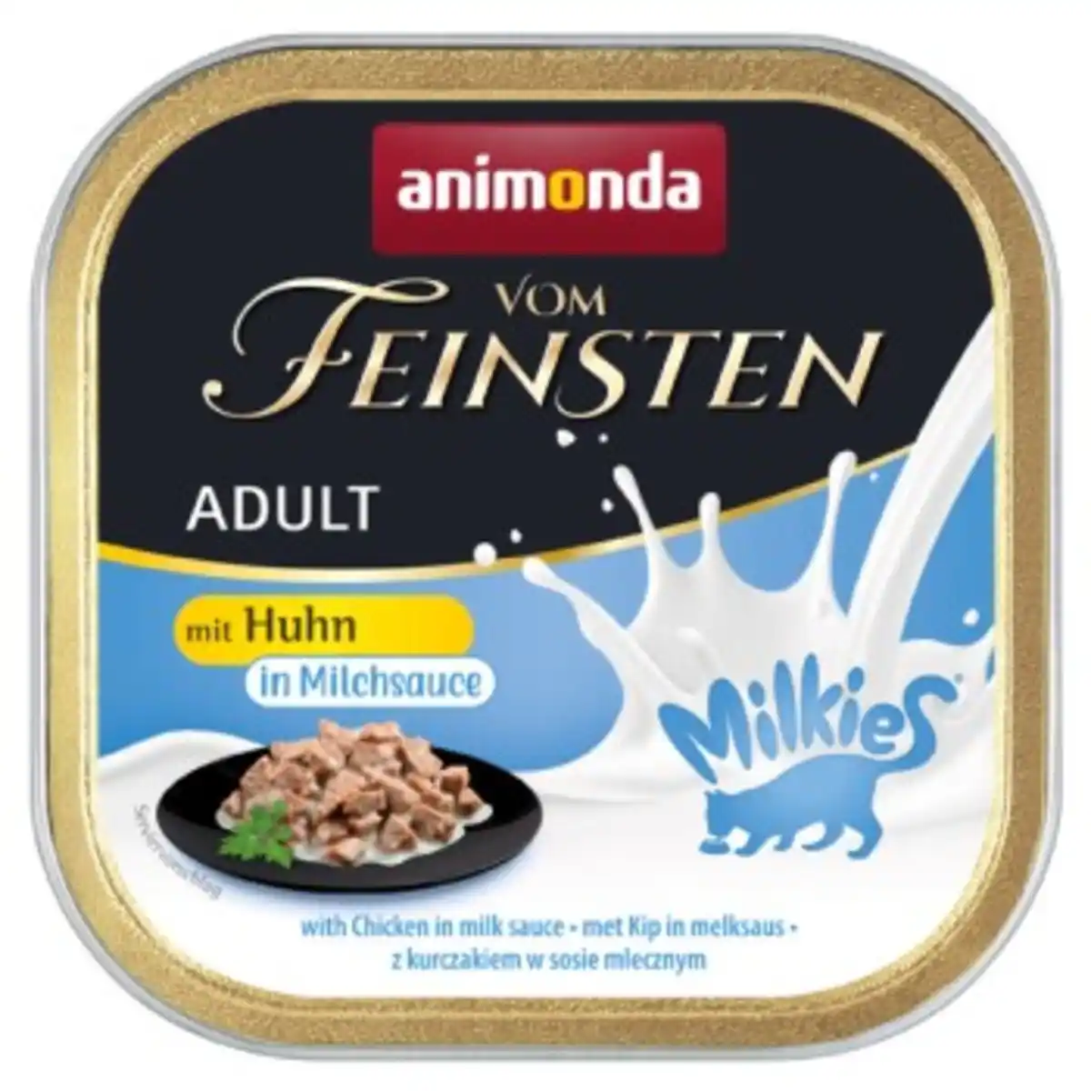 Bild 1 von animonda Vom Feinsten Adult Milkies 32x100g Huhn, in Milchsauce