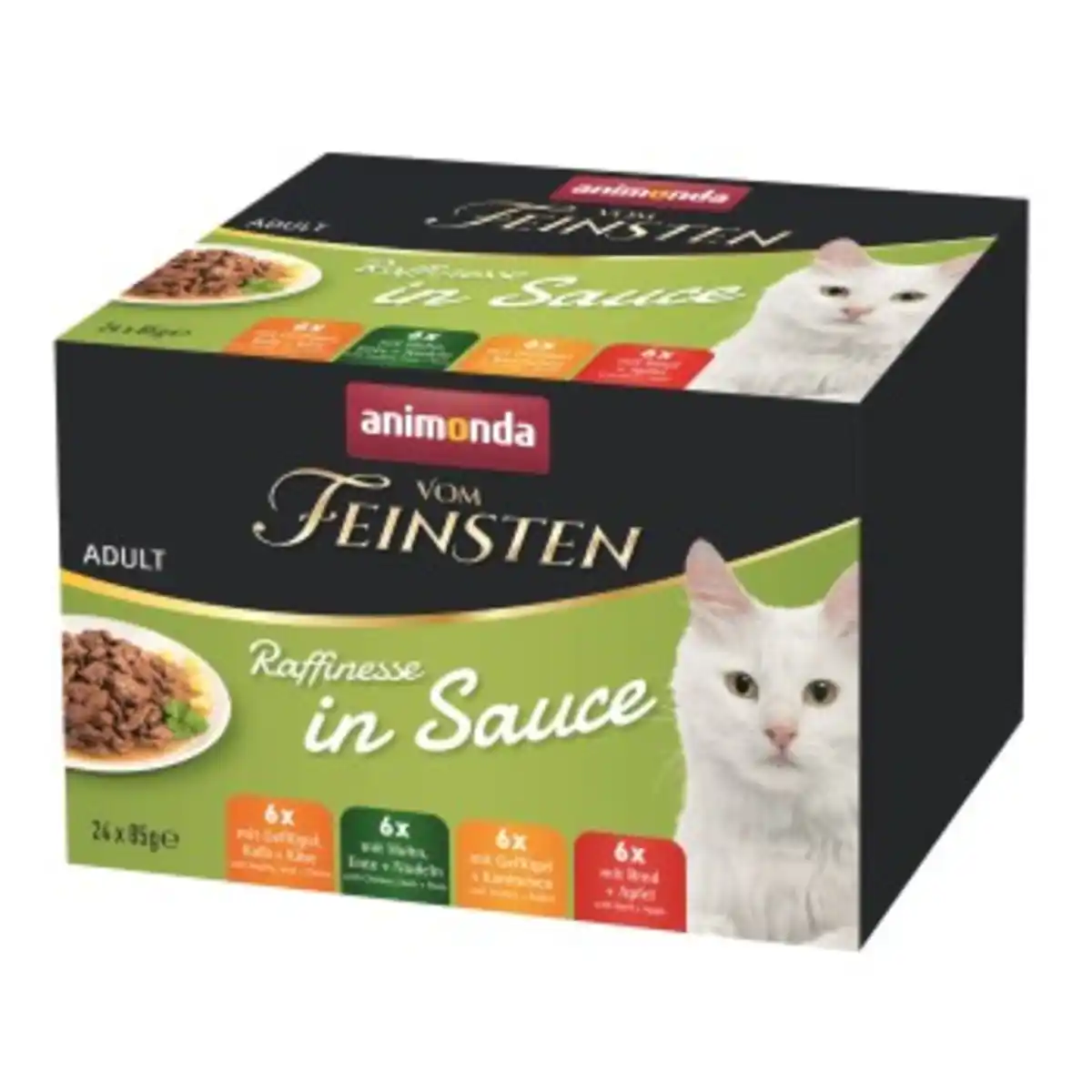 Bild 1 von animonda Vom Feinsten Adult Raffinesse in Sauce Mixpack 24x85 g