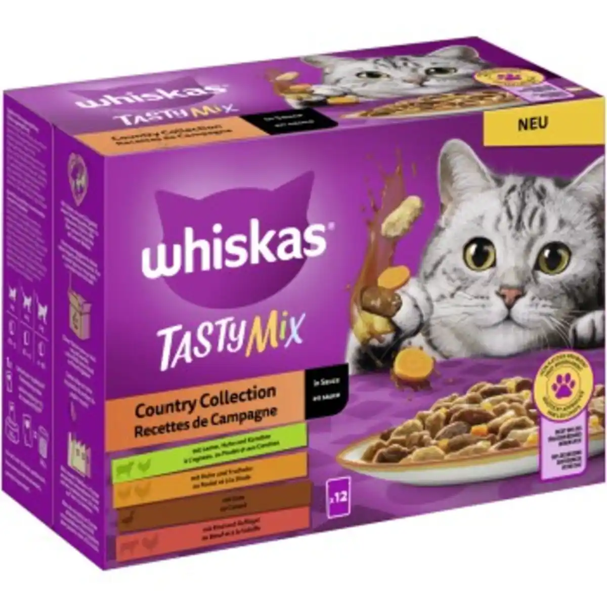 Bild 1 von Whiskas Tasty Mix Multipack Country Collection in Sauce 12 x 85g