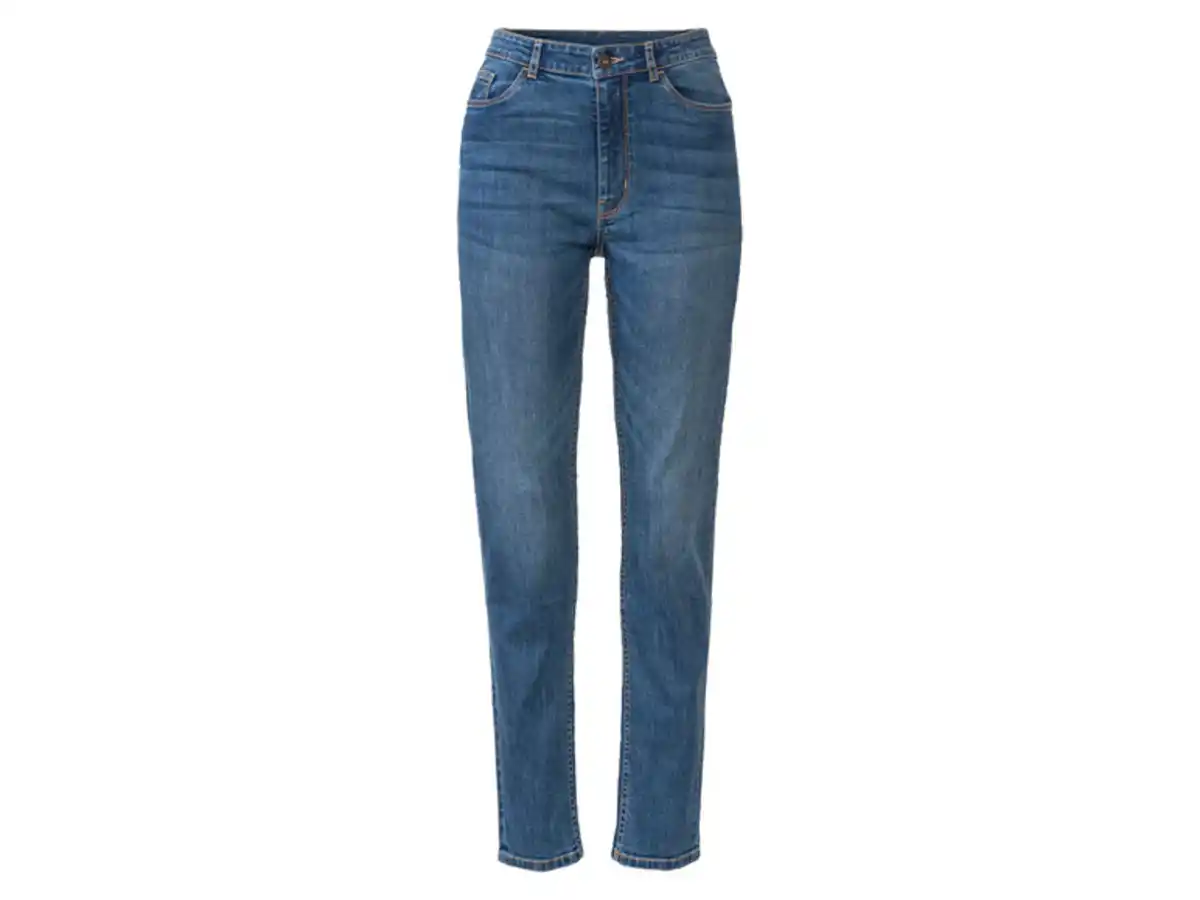 Bild 2 von esmara® Damen Jeans, Straight Fit, mit normaler Leibhöhe