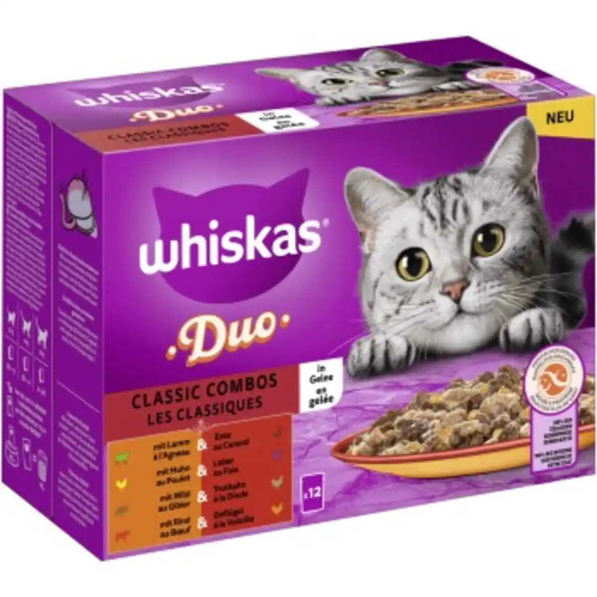 Bild 1 von Whiskas Duo Multipack Classic Combos in Gelee 12 x 85g
