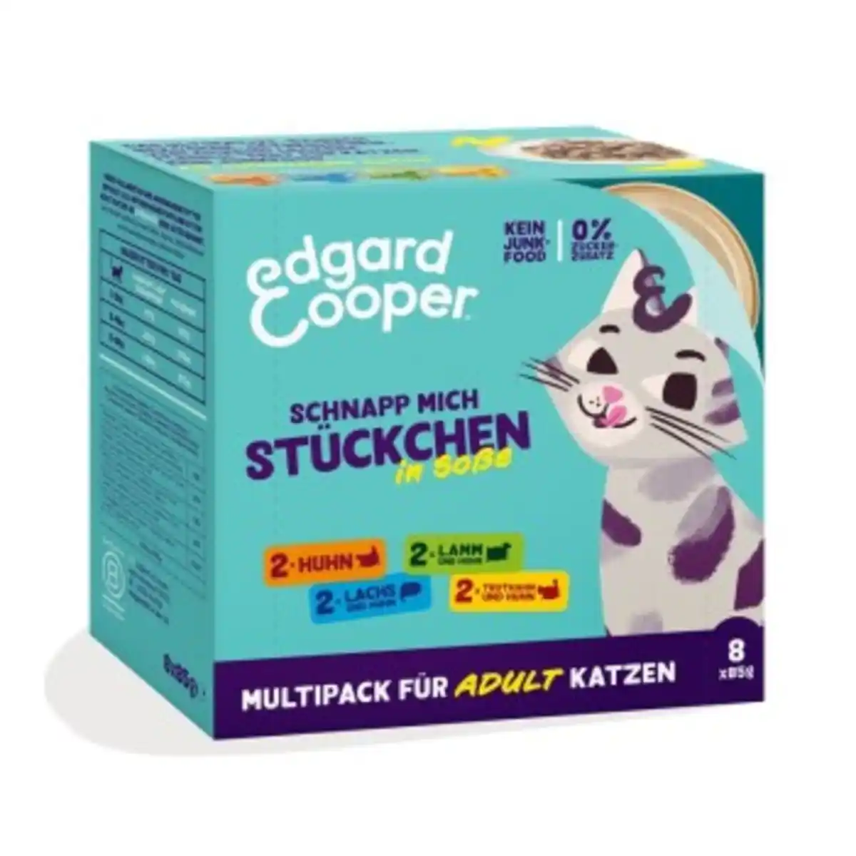 Bild 1 von Edgard & Cooper Adult Stückchen in Soße Multipack 8x85g
