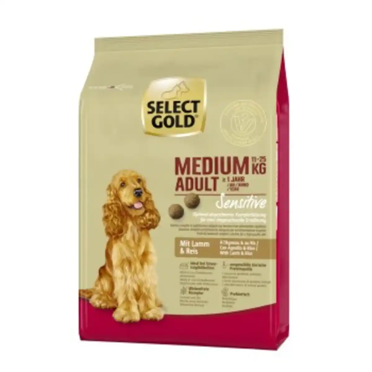 Bild 1 von SELECT GOLD Sensitive Adult Medium Lamm & Reis 1 kg