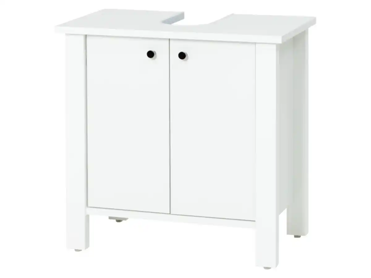 Bild 1 von LIVARNO home Waschbeckenunterschrank »Stockholm« Landhaus, weiß