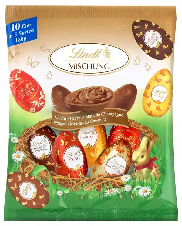 Bild 2 von LINDT Schokoladeneier, 180-g-Packg.