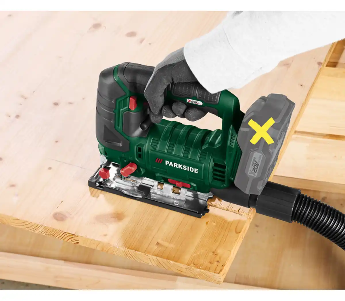 Bild 4 von PARKSIDE® Akku-Pendelhubstichsäge 20 V »PSTDA 20-Li C3« ohne Akku