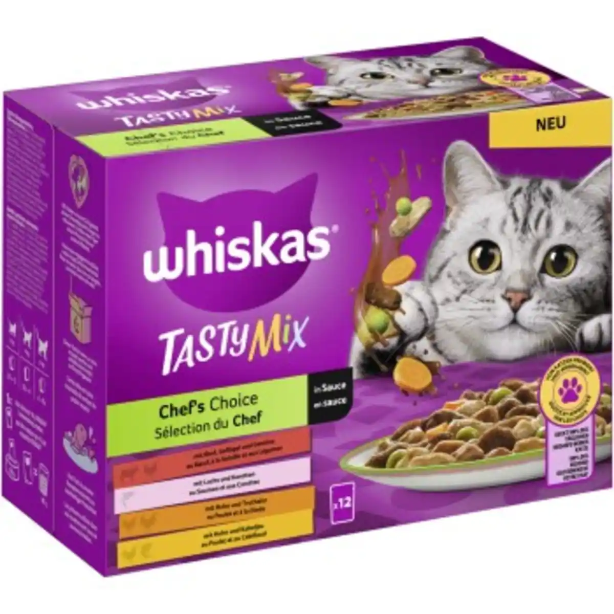 Bild 1 von Whiskas Tasty Mix Multipack Chef's Choice in Sauce 12x85 g