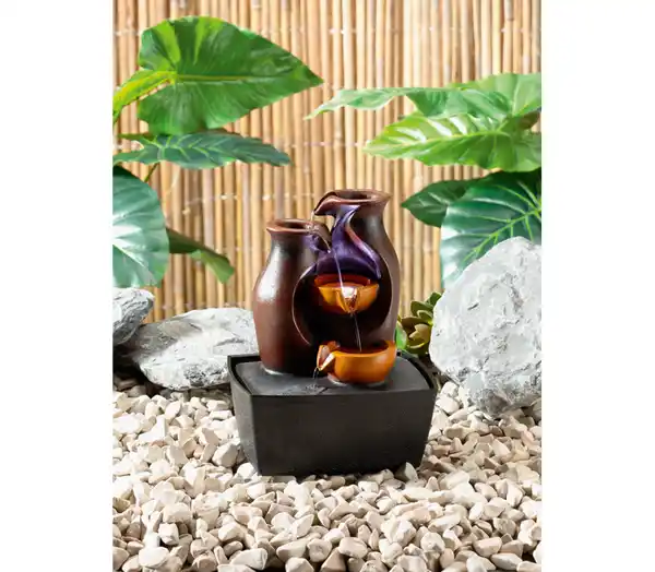 Bild 3 von COUNTRYSIDE® Deko-LED-Brunnen »Schalen«