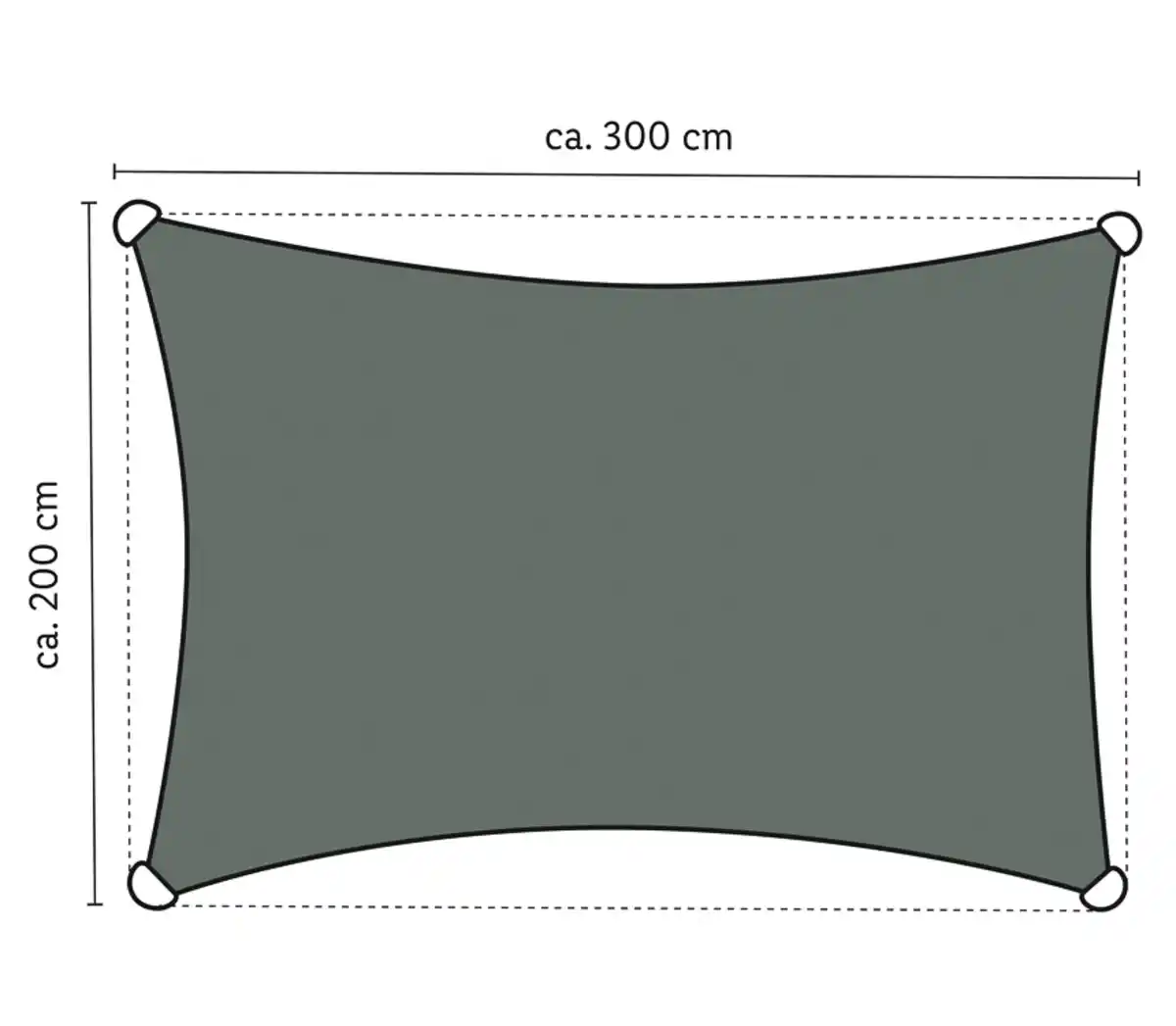 Bild 1 von COUNTRYSIDE® Sonnensegel rechteckig