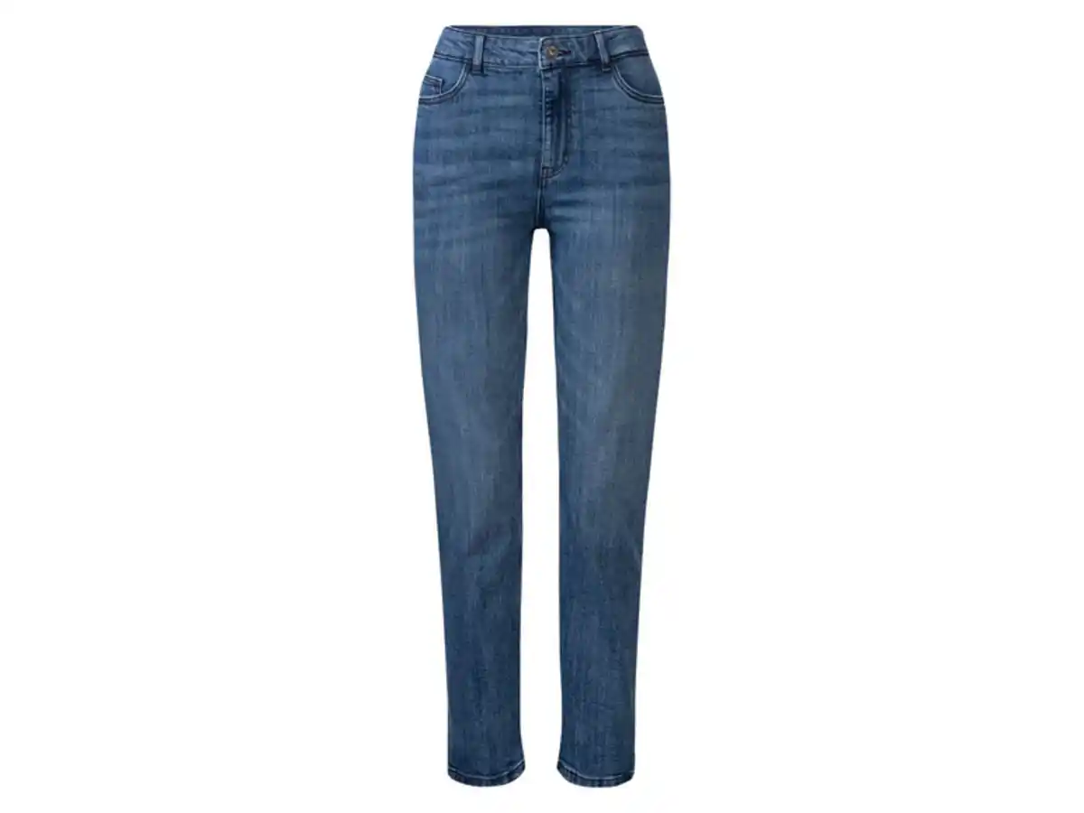 Bild 2 von esmara® Damen Jeans, Straight Fit, mit normaler Leibhöhe