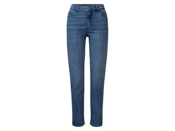 Bild 2 von esmara® Damen Jeans, Straight Fit, mit normaler Leibhöhe