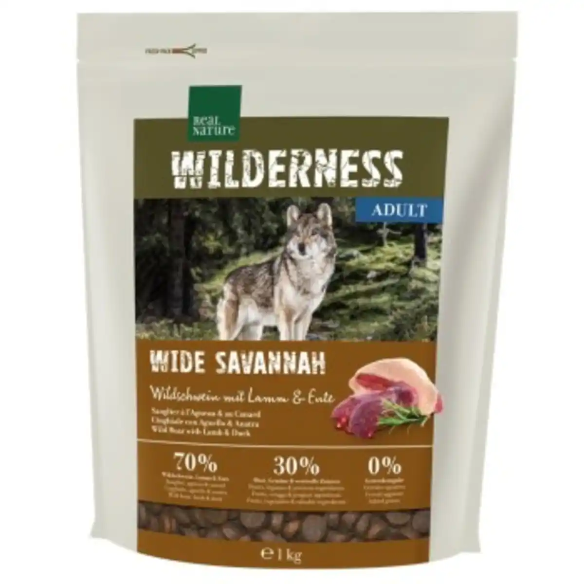 Bild 1 von REAL NATURE WILDERNESS Wide Savannah Wildschwein mit Lamm & Ente 1 kg