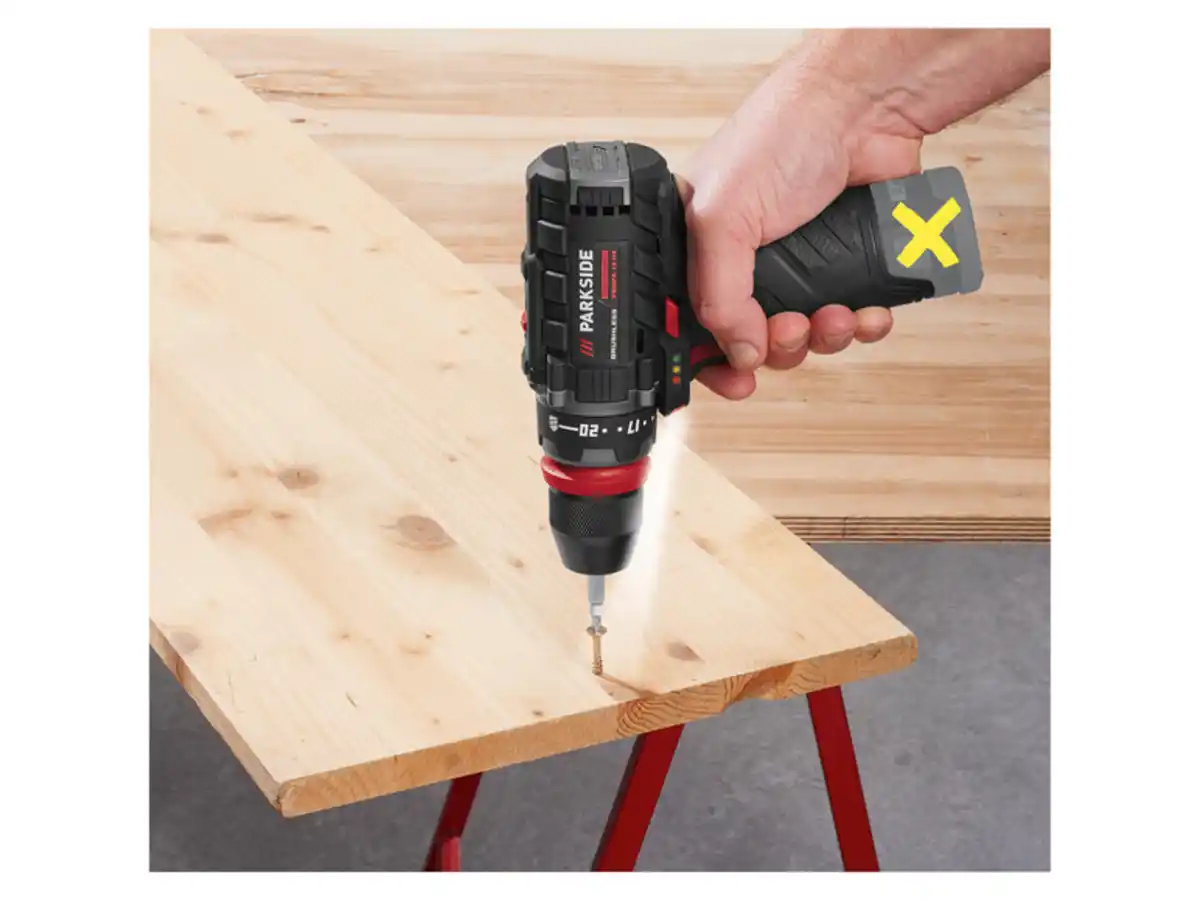 Bild 2 von PARKSIDE PERFORMANCE® 12 V Akku-Bohrschrauber »PBSPA 12 D4«, ohne Akku und Ladegerät