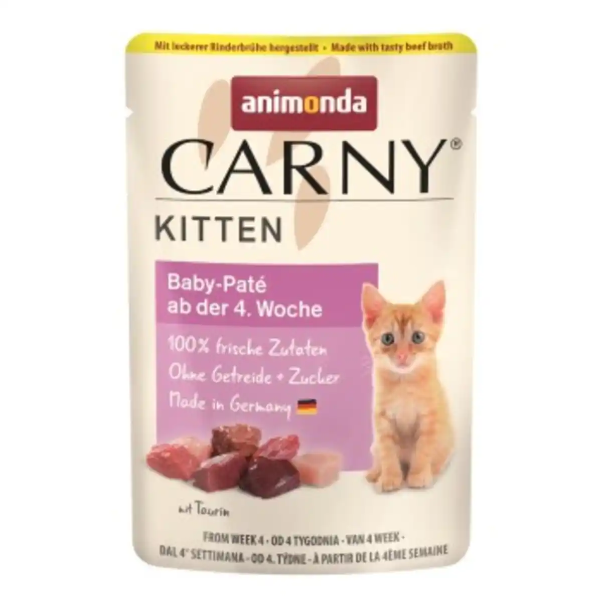 Bild 1 von animonda Carny Nassfutter Katze Kitten, Baby-Paté 12x85 g
