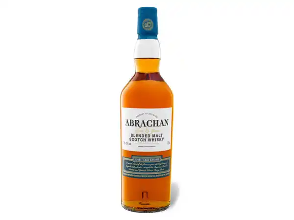Bild 2 von Abrachan Double Cask Matured Blended Malt Scotch Whisky 15 Jahre mit Geschenkbox 45% Vol