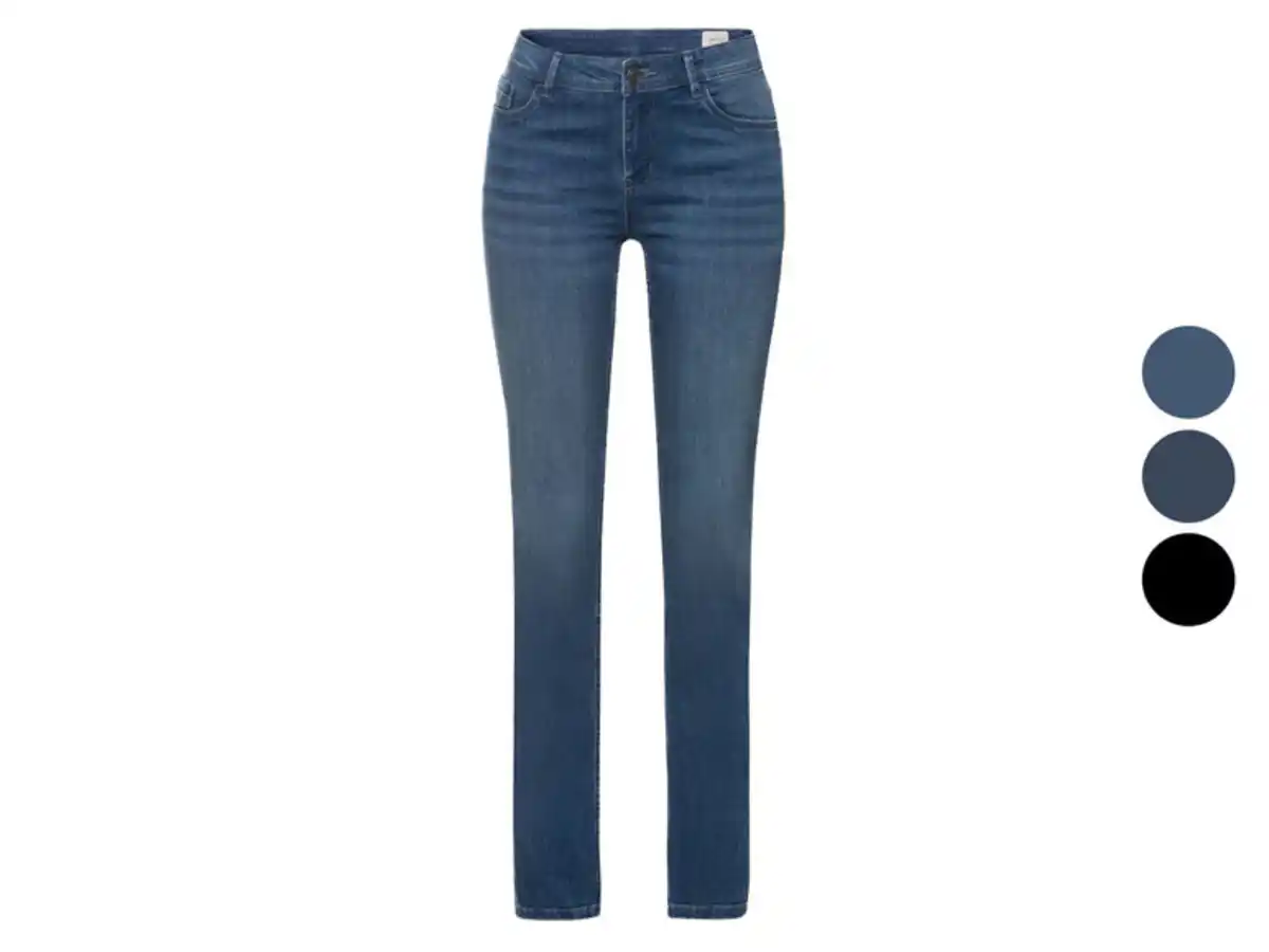 Bild 1 von esmara® Damen Jeans, Slim Fit, mit normaler Leibhöhe
