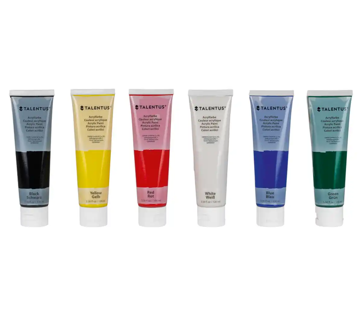Bild 1 von TALENTUS® Acryl-Grundfarben-Set, 6-teilig