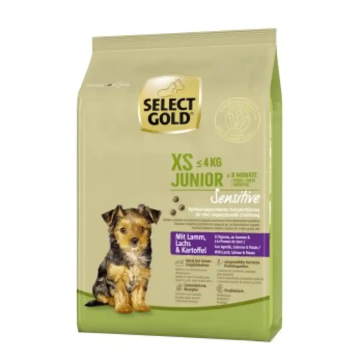 Bild 1 von SELECT GOLD Sensitive XS Junior Lamm, Lachs & Kartoffel 1 kg