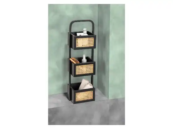 Bild 2 von Wenko Badregal mit 3 Bambuskörben