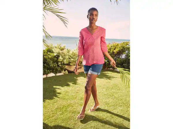 Bild 3 von esmara® Damen Jeansshorts, mit Krempeloptik am Beinabschluss