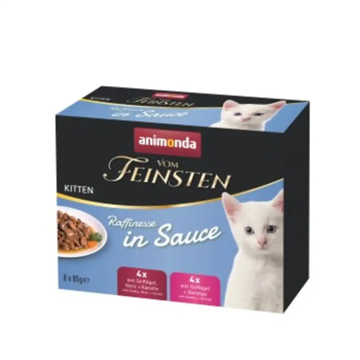 Bild 1 von animonda Vom Feinsten Kitten Raffinesse in Sauce Mixpack 8x85 g