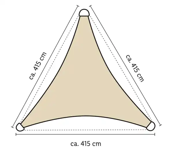 Bild 3 von COUNTRYSIDE® Sonnensegel dreieckig