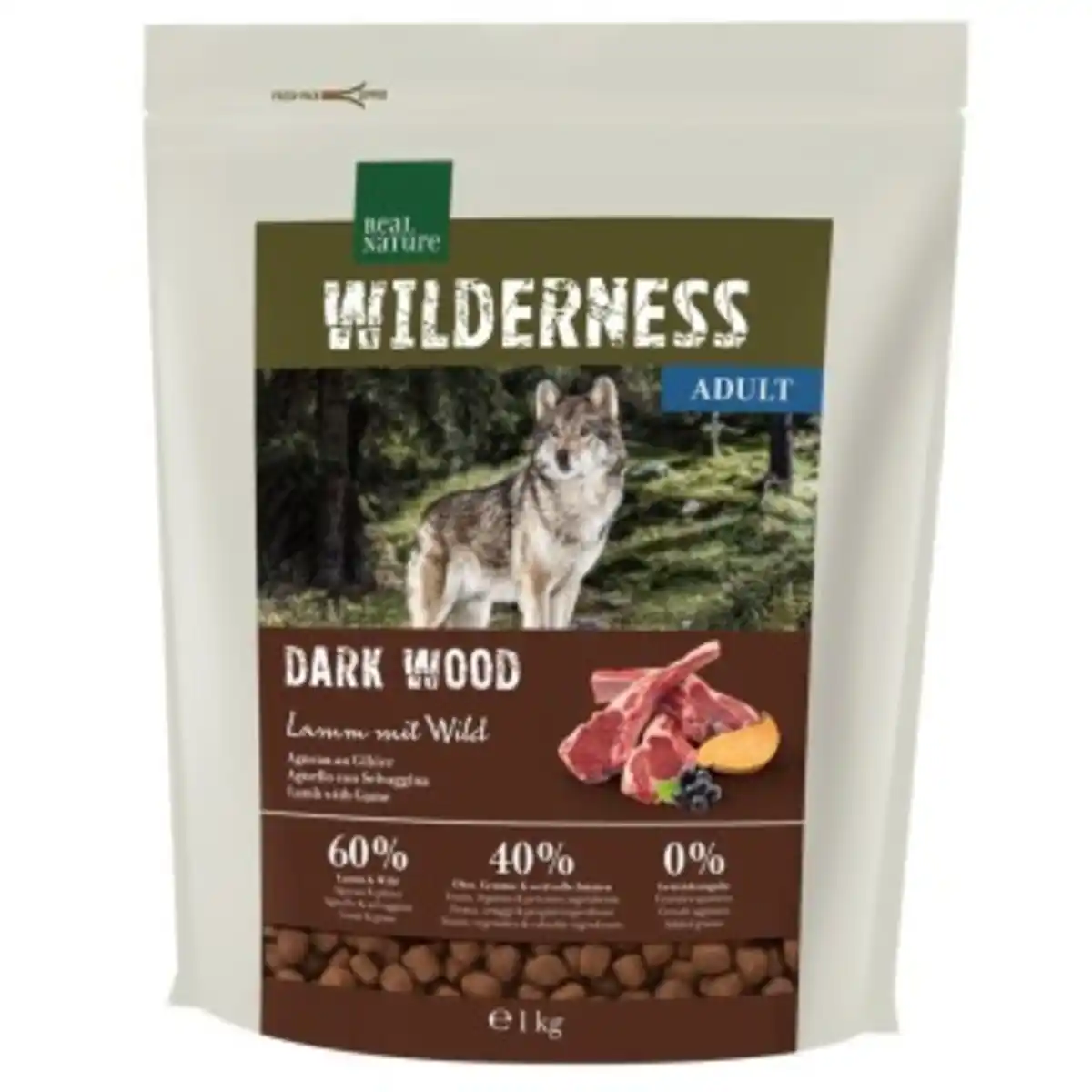 Bild 1 von REAL NATURE WILDERNESS Dark Wood Lamm mit Wild 1 kg