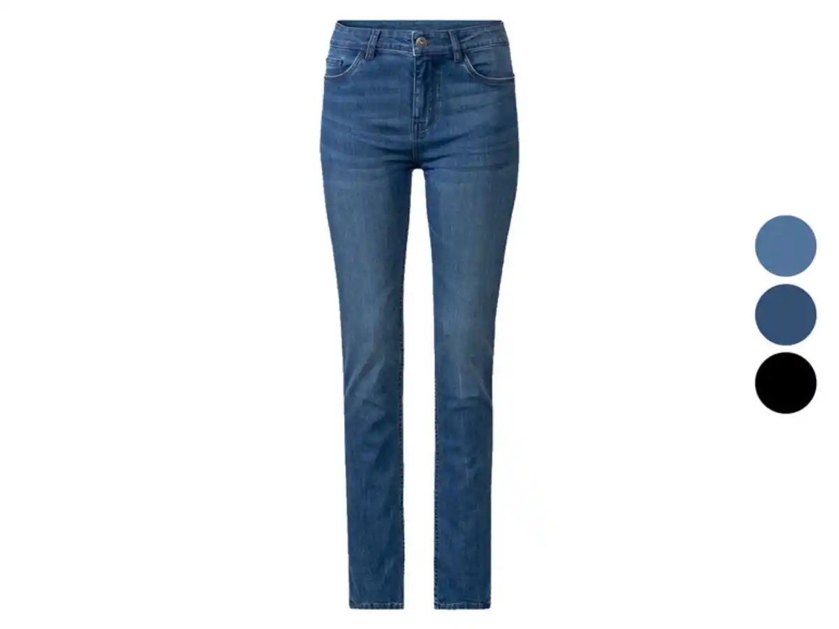 Bild 1 von esmara® Damen Jeans, Slim Fit, mit normaler Leibhöhe