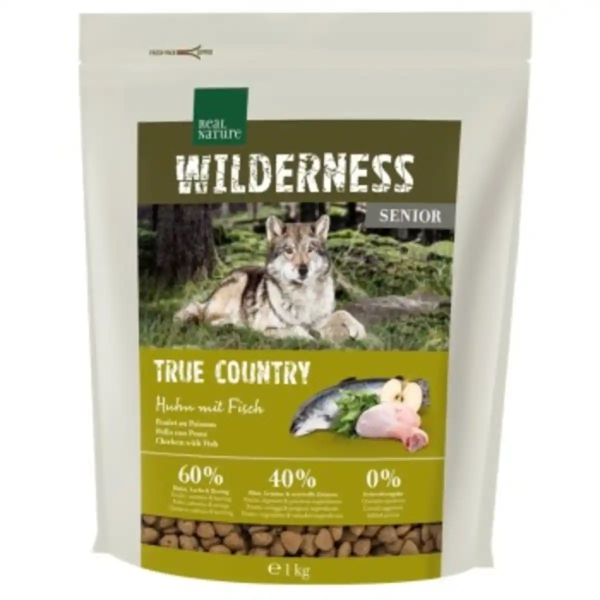 Bild 1 von REAL NATURE WILDERNESS Senior True Country Huhn mit Fisch 1 kg