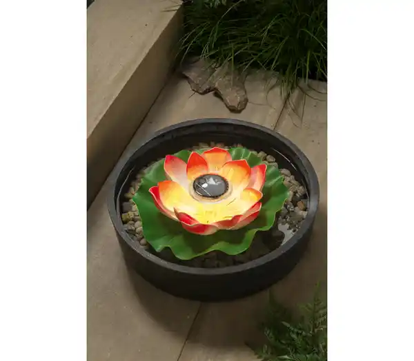 Bild 2 von COUNTRYSIDE® LED-Solar-Deko »Wasserlilie«