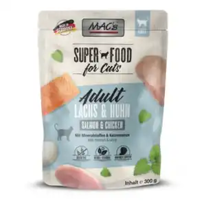 MAC's Nassfutter Katze Adult Lachs & Huhn 6x300 g