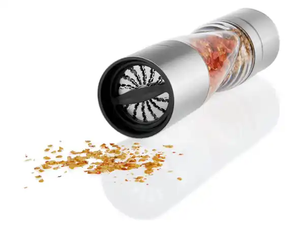 Bild 2 von ERNESTO® Salz- und Pfeffermühle 2in1 / Chilimühle 2in1 Edelstahl
