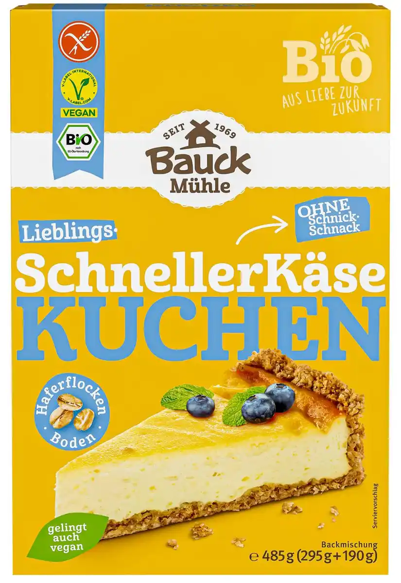 Bild 1 von BAUCK MÜHLE Bio-Backmischung, 485-g-Packg.