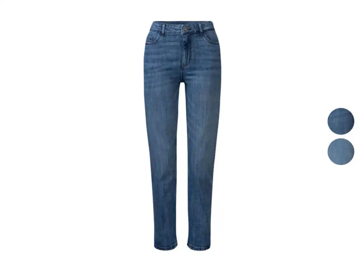 Bild 1 von esmara® Damen Jeans, Straight Fit, mit normaler Leibhöhe