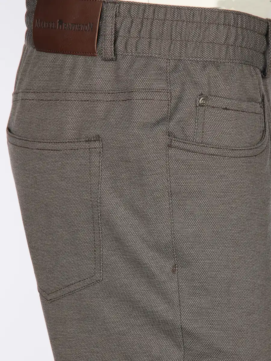 Bild 4 von Herren Jerseyhose mit elastischem Bund Beige