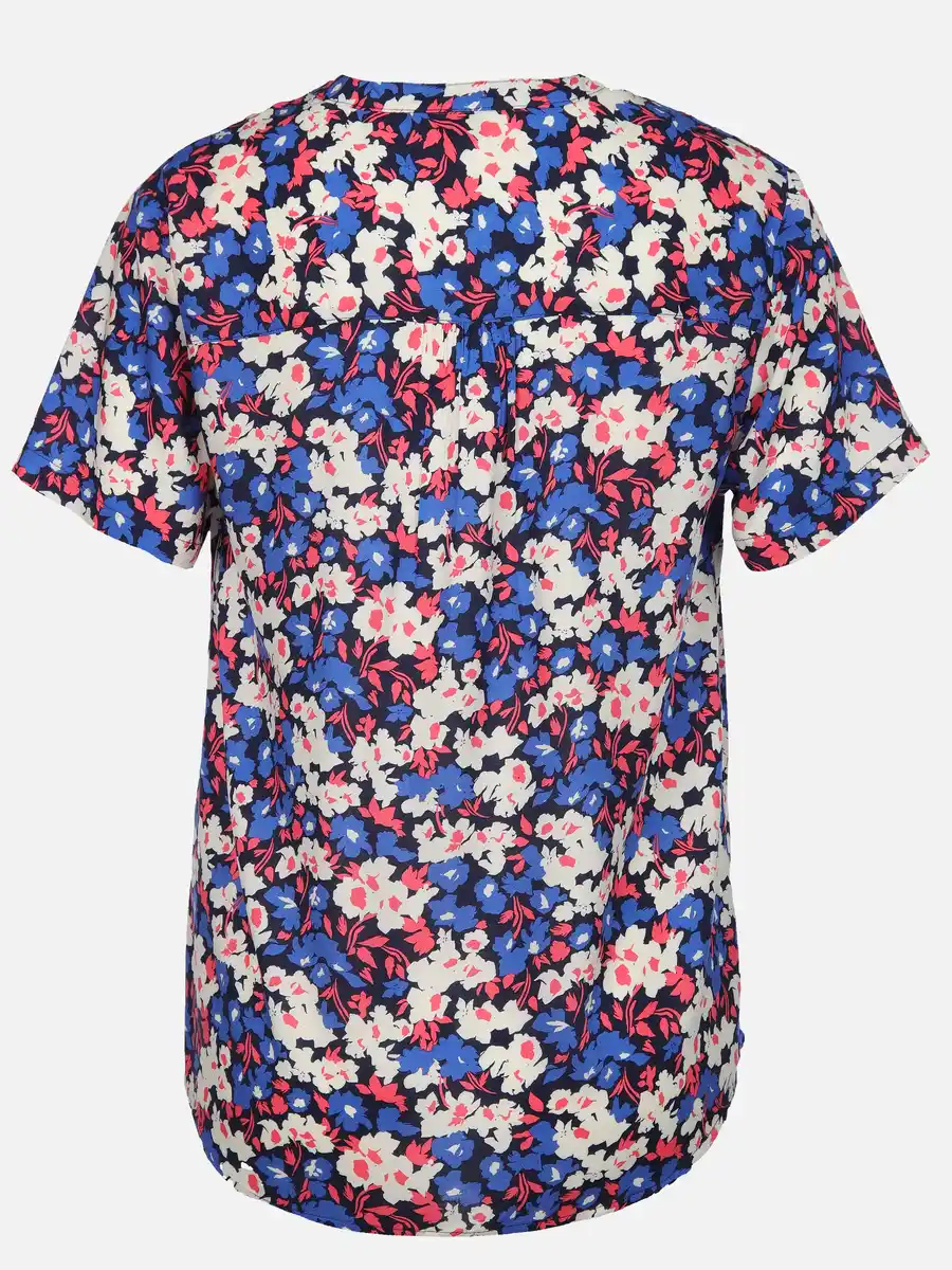 Bild 2 von Damen Bluse mit Alloverprint Blau