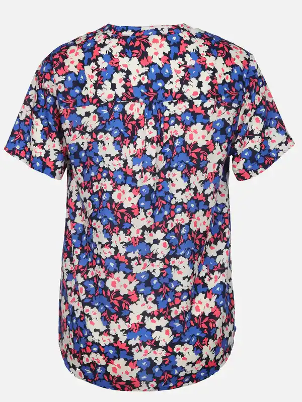 Bild 2 von Damen Bluse mit Alloverprint Blau