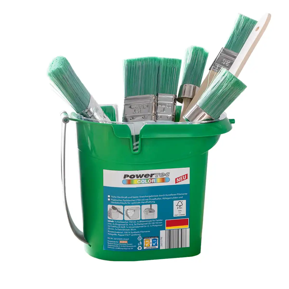 Bild 1 von Lackier- oder Lasur-Pinsel-Set 10tlg.