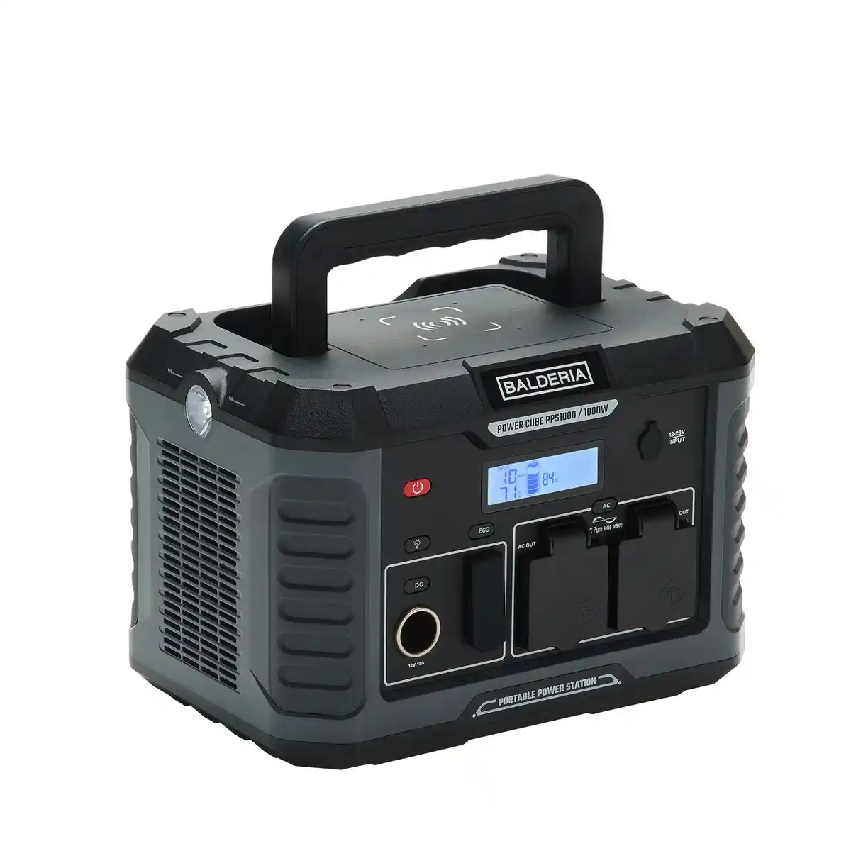 Bild 2 von Power Set PS1000-60: Solar-Generator, Kraftwerk, Tragbare Powerstation 933Wh mit Solarpanel 60W