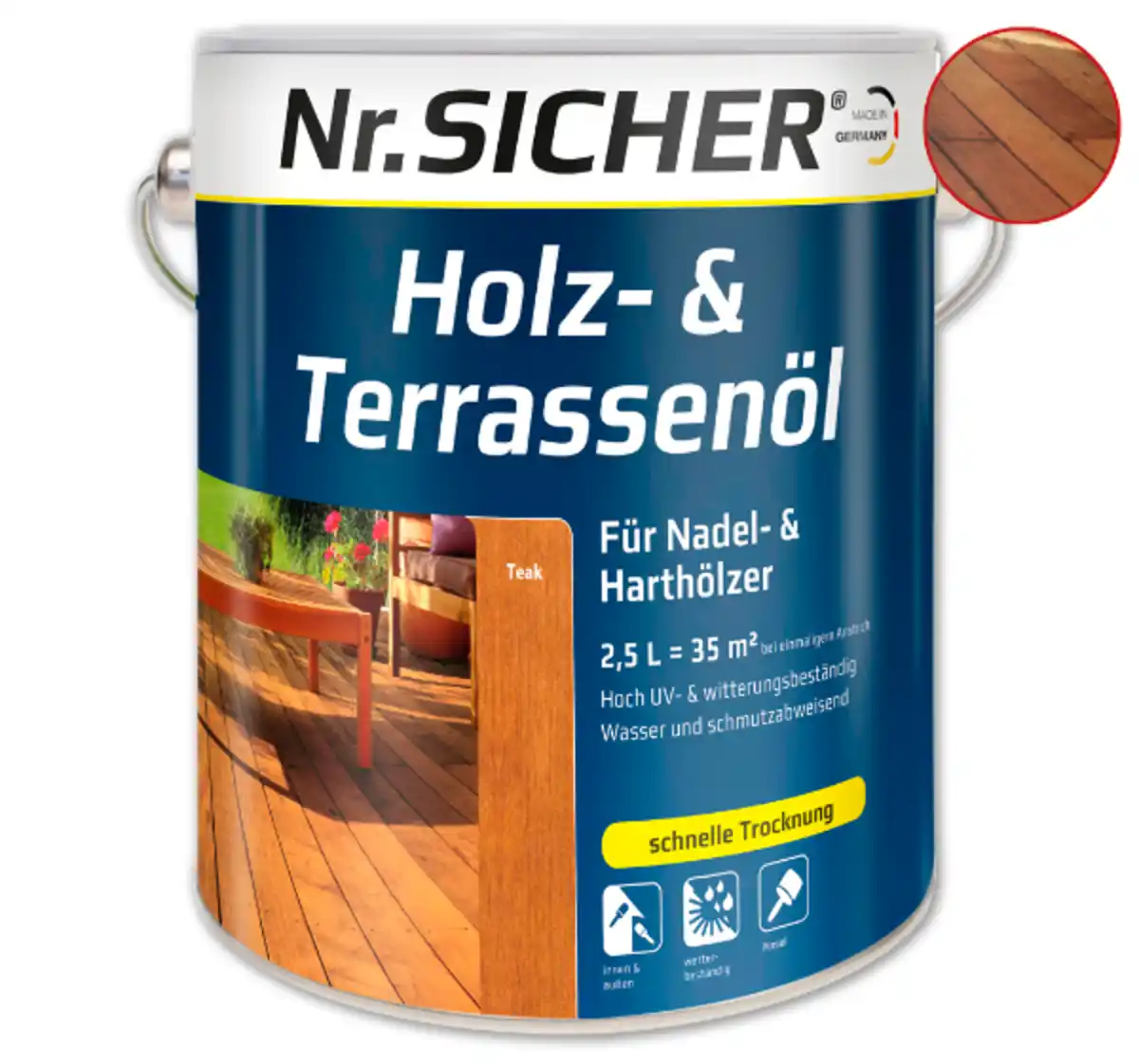 Bild 1 von NR. SICHER Holz- und Terrassenöl*