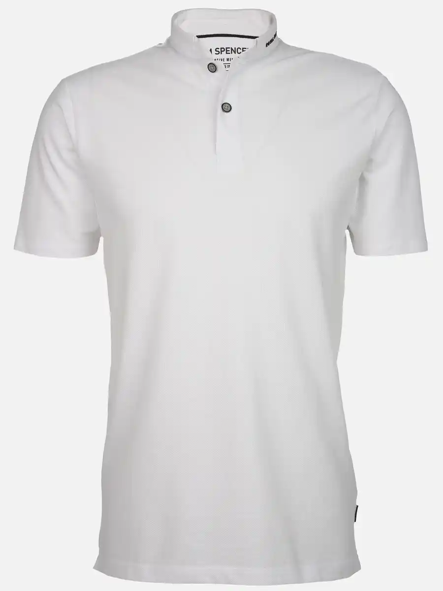 Bild 1 von Herren Poloshirt mit Stehkragen Weiß