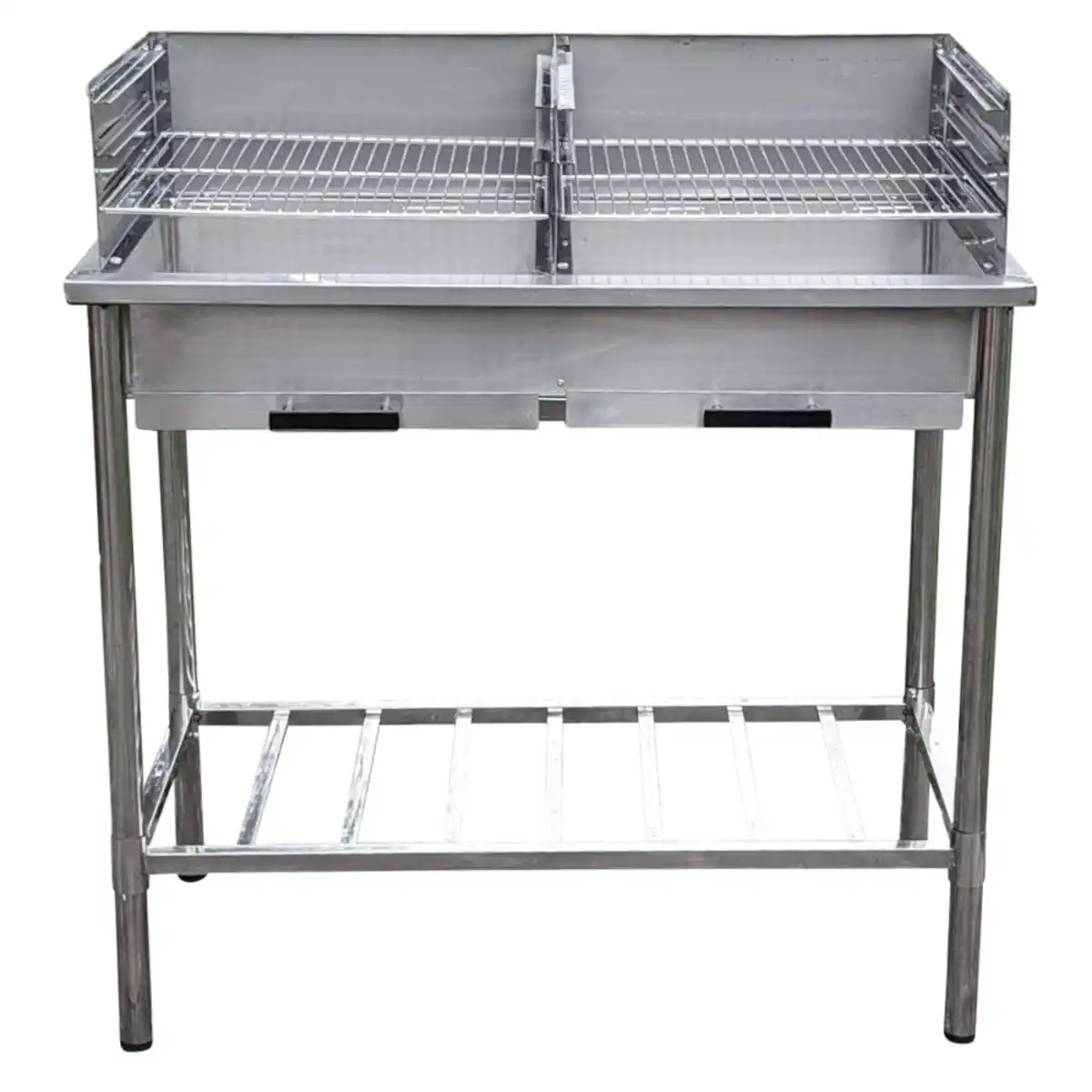 Bild 1 von Campingküche Doppel-Grilltisch Country Life Edelstahl